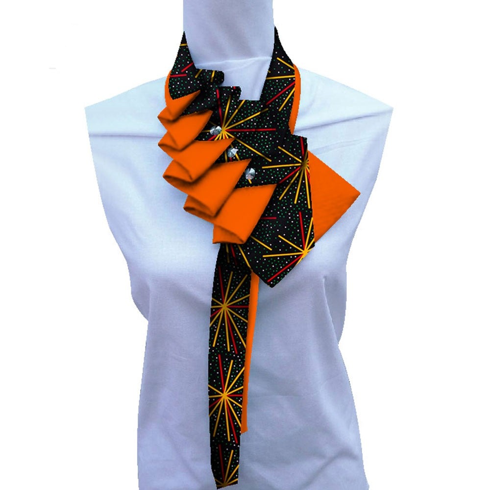 Orange African Handmade Necklace