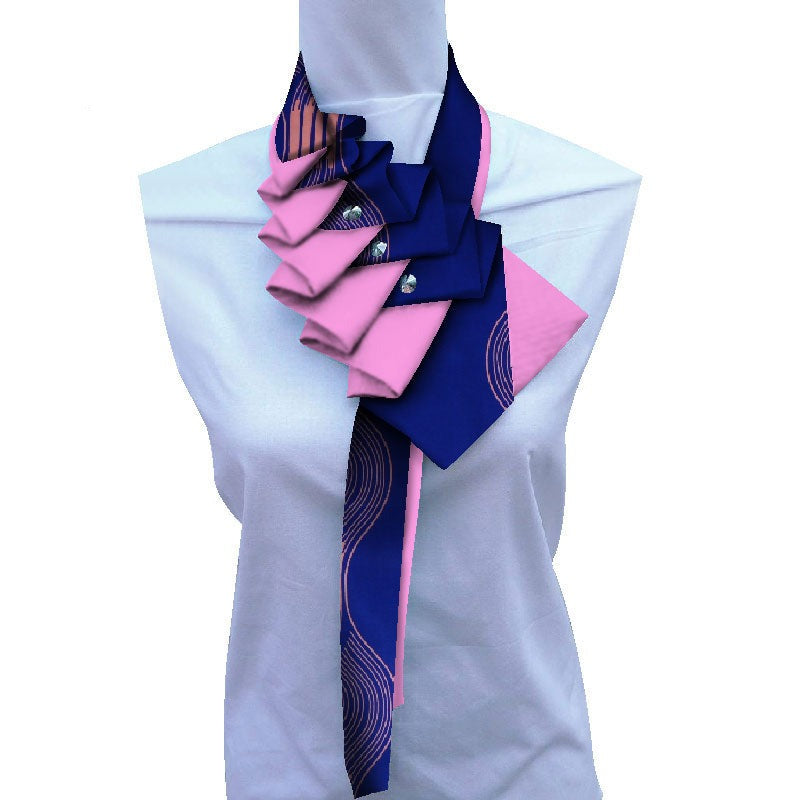 Blue purple African Handmade Necklace