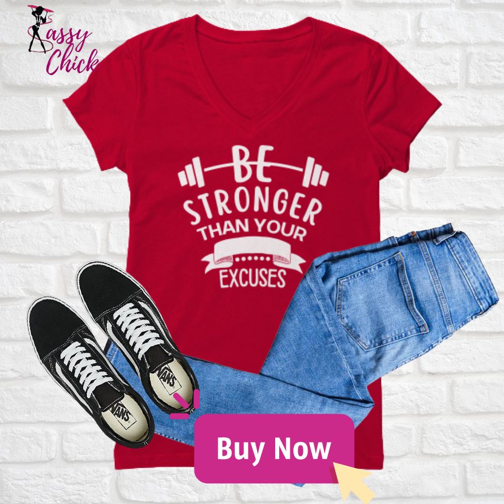 "Be Stronger 2" V-neck Shirt