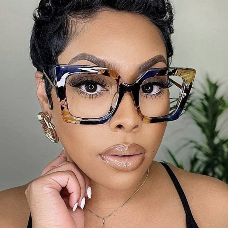 Model Using Blue Light Degrees Oversized Reading Glasses