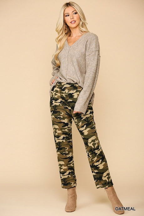 Soft Sweater With Cut Edge - Shop Sassy Chick