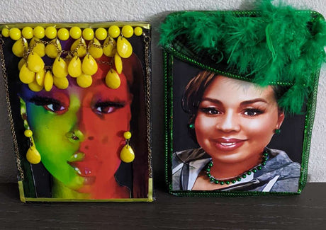 Custom 3D Canvas Photo yellow and green