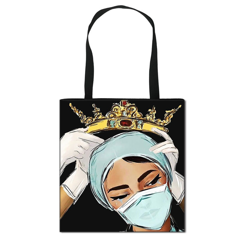 Nurse Cute Printed Tote Bag