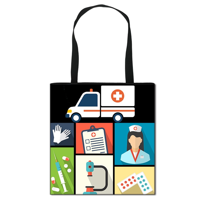 Medical Cute Printed Tote Bag