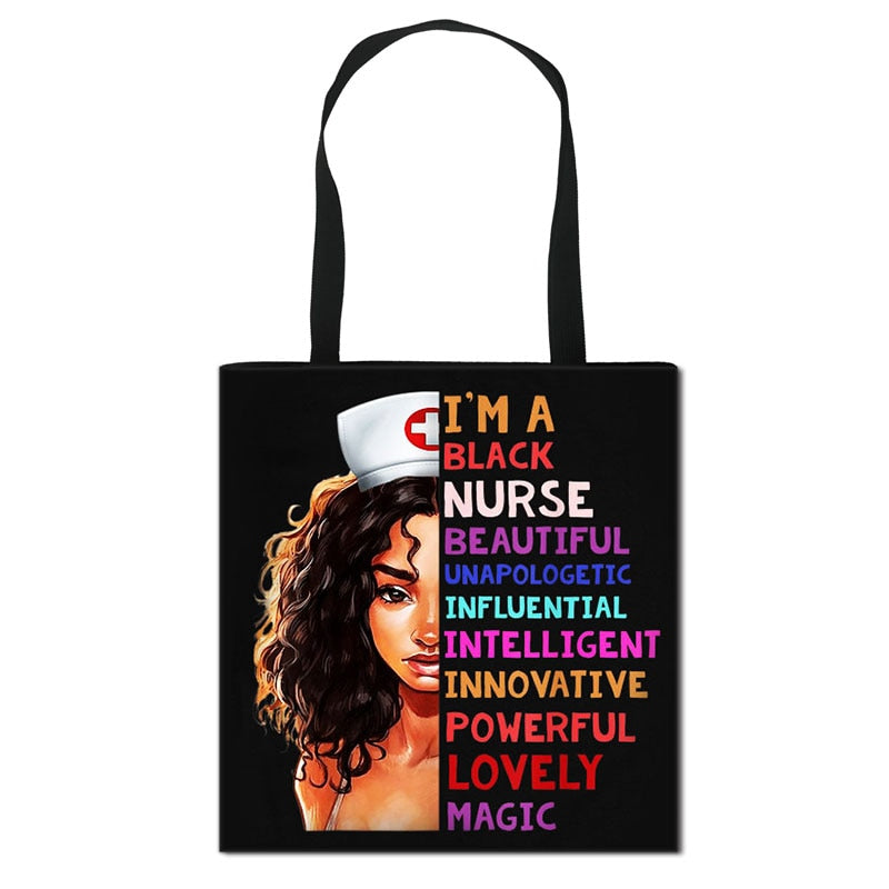 Nurse Cute Printed Tote Bag
