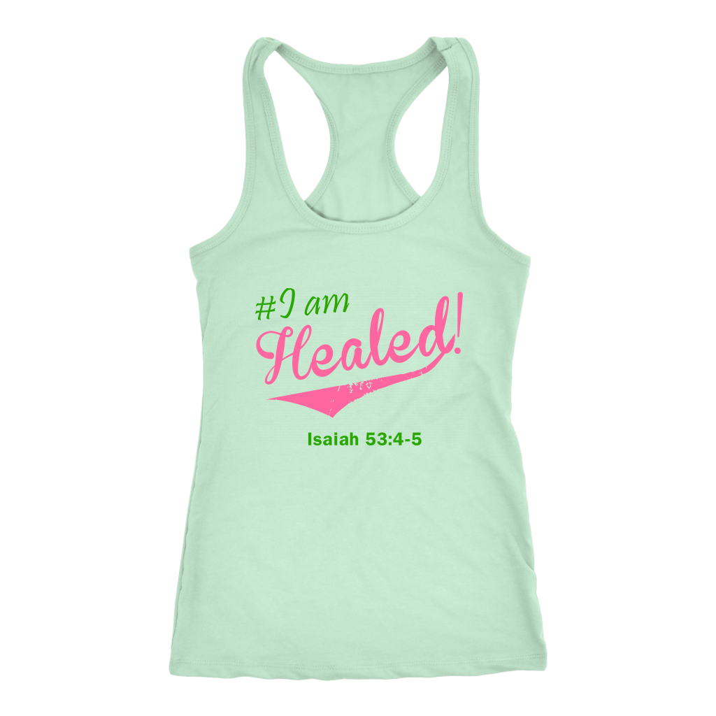 I Am Healed Pink Tank - Shop Sassy Chick