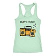I Love House Music Racerback Tank Top - Mint | Shop Sassy Chick