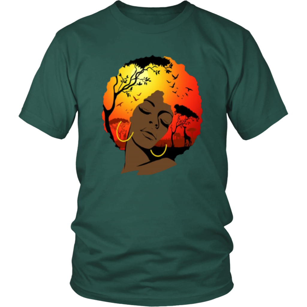 Afro Lady T-Shirt - Shop Sassy Chick