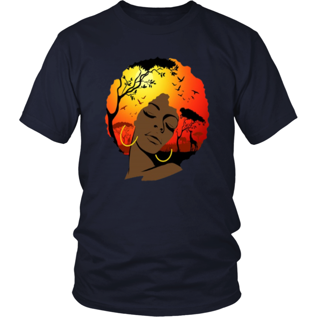 Afro Lady T-Shirt - Shop Sassy Chick