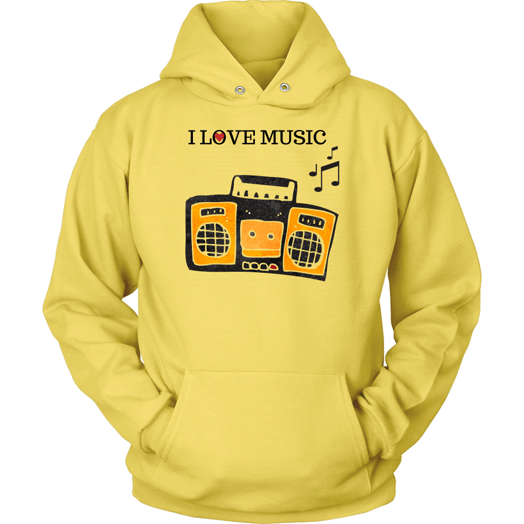 I Love House Music Hoodie