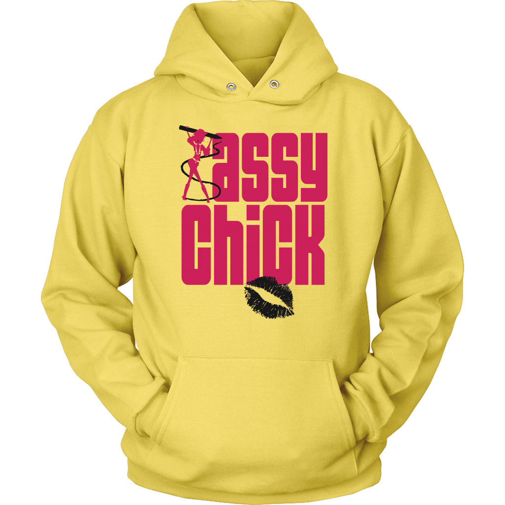 Sassy Chick Black Lip Hoodie