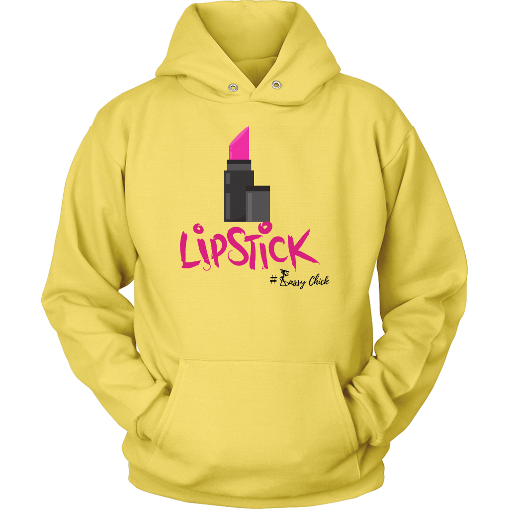 Sassy Pink Lipstick Hoodie