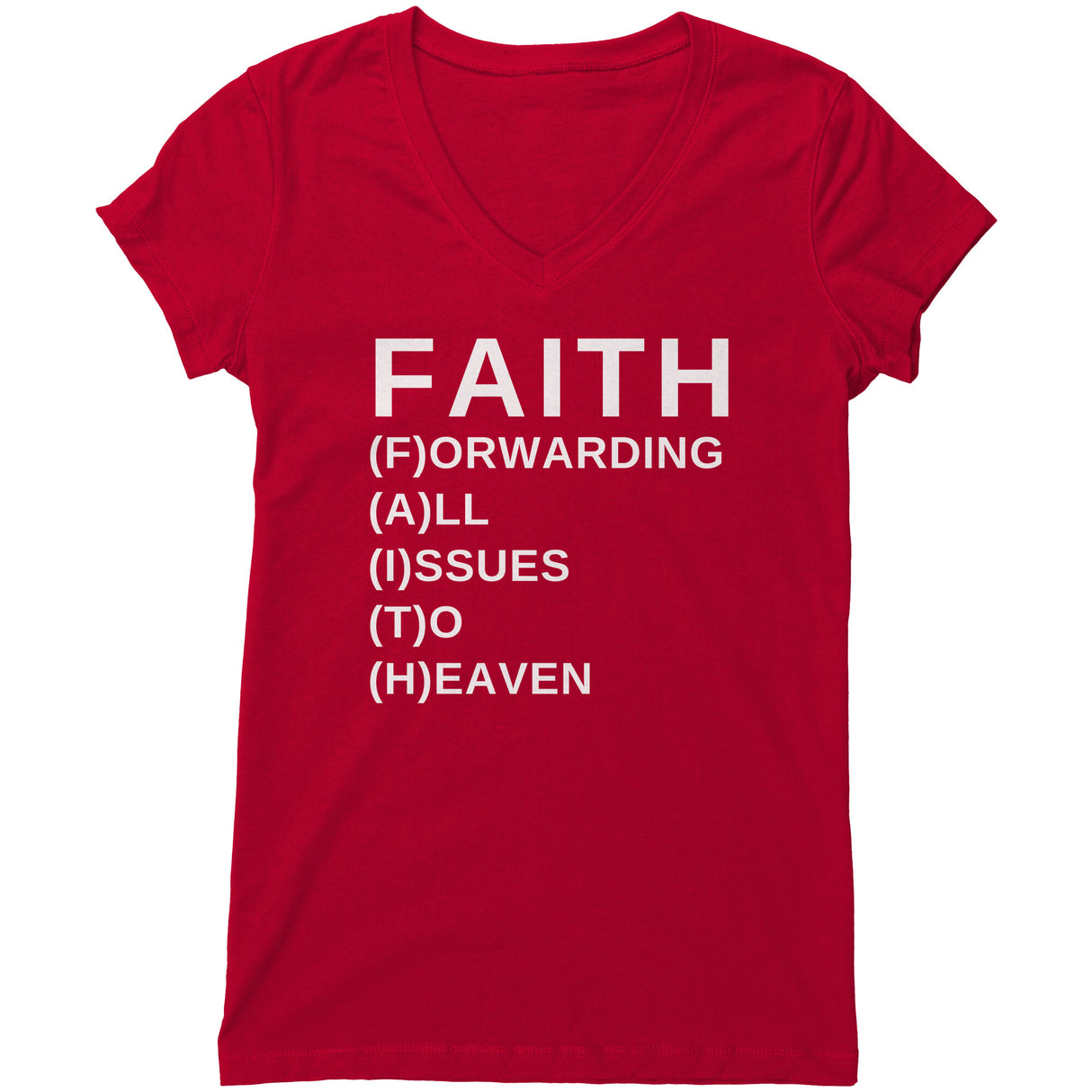 "Faith 2" V-neck Shirt