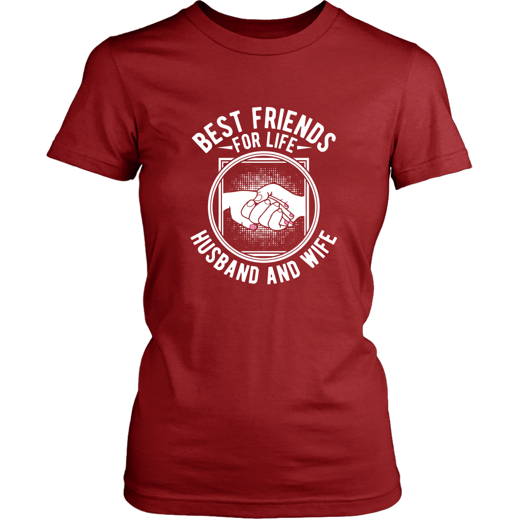Best Friends Women's Unisex T-Shirt - Red  | Shop Sassy Chick