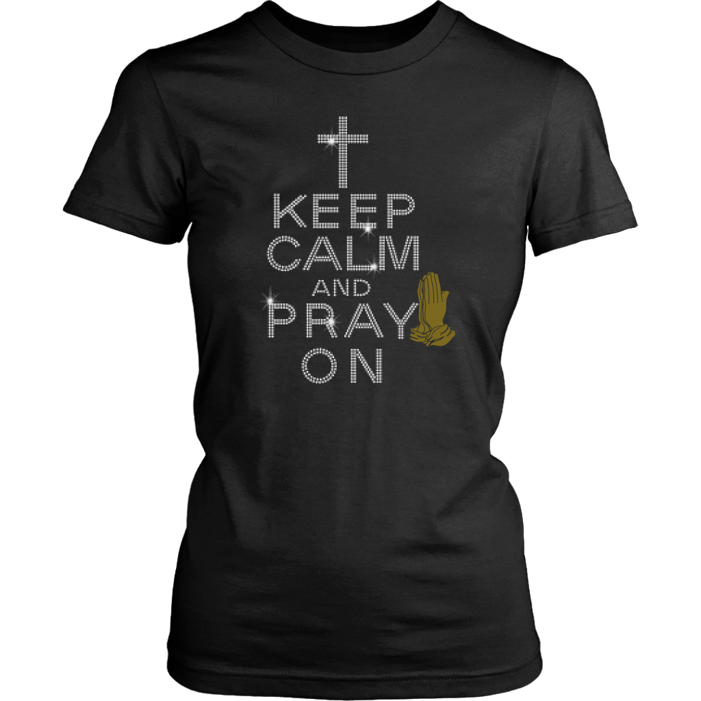 Keep Calm Women's Unisex T-Shirt - Black | Shop Sassy Chick