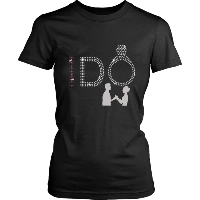 I Do Women's Unisex T-Shirt - Black | Shop Sassy Chick