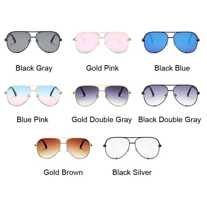 Vintage Retro Aviator Sunglasses