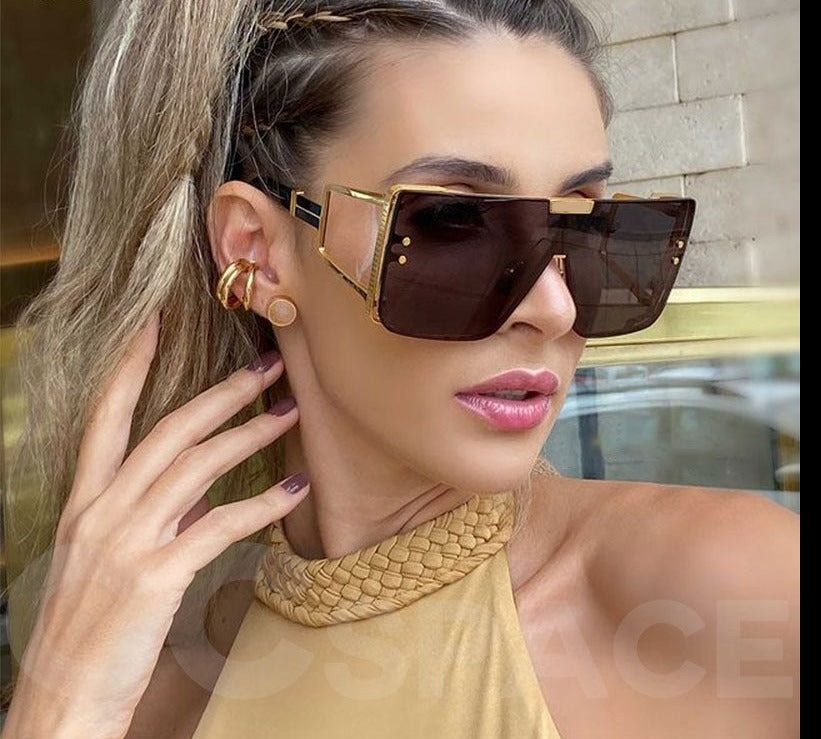 Oversized Retro Vintage Sunglasses