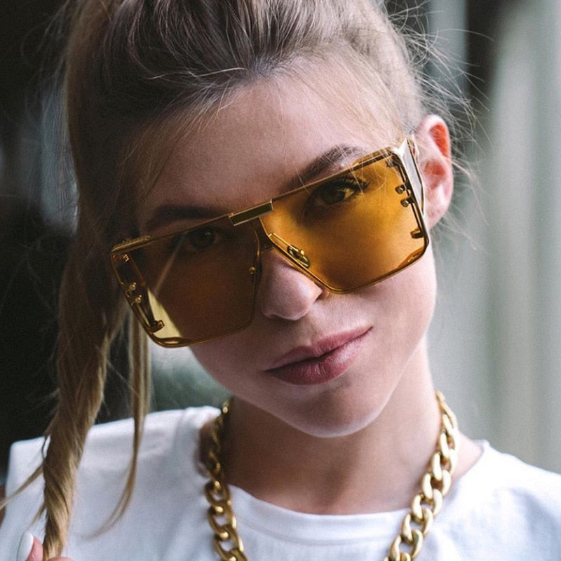 Oversized Retro Vintage Sunglasses