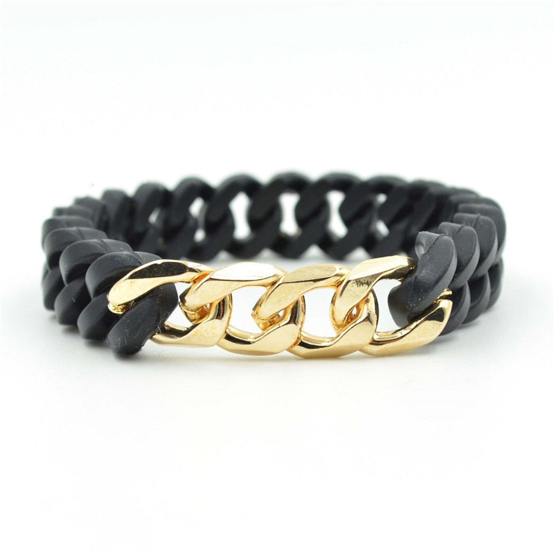 Silicone Twist Energy Chain Bracelet