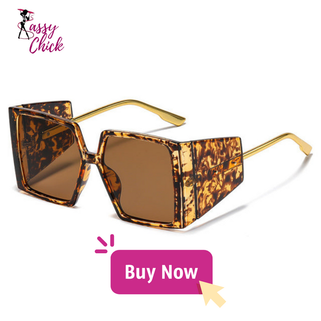 Vintage Punk Square Sunglasses