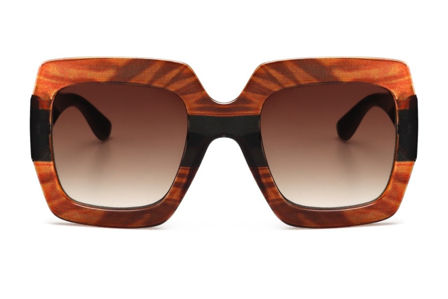 Three Colors Square Sunglasses