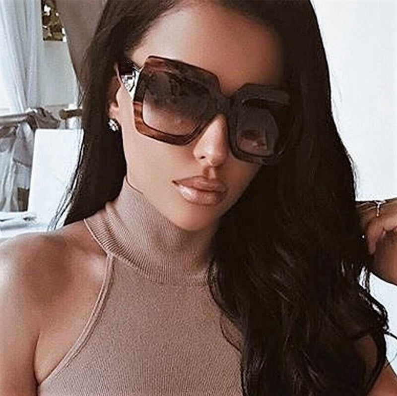 Three Colors Square Sunglasses