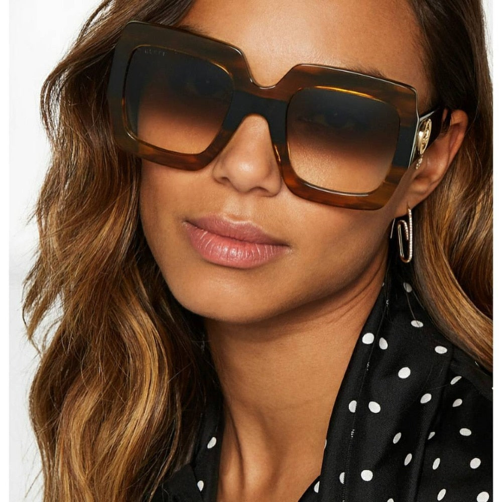 Three Colors Square Sunglasses