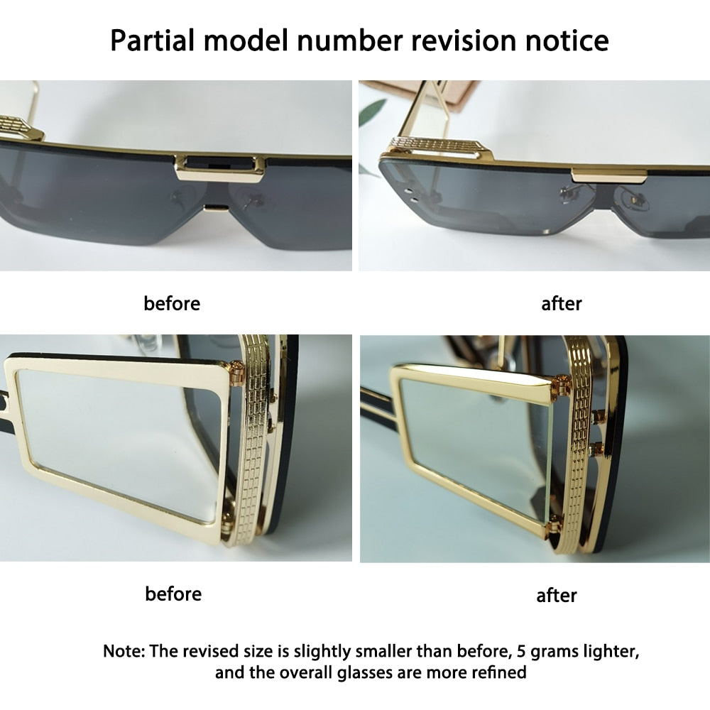 Oversized Retro Vintage Sunglasses