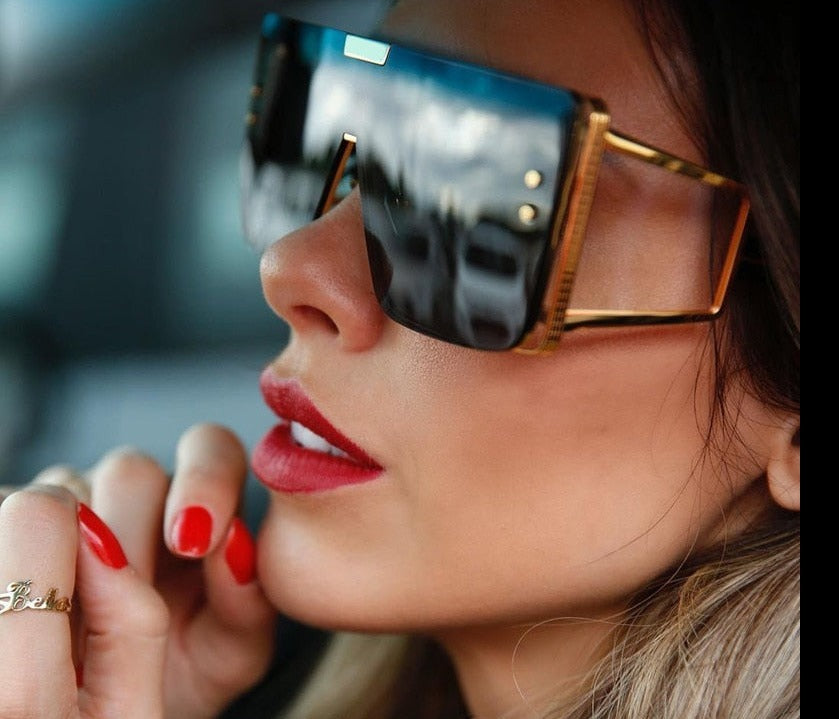Oversized Retro Vintage Sunglasses