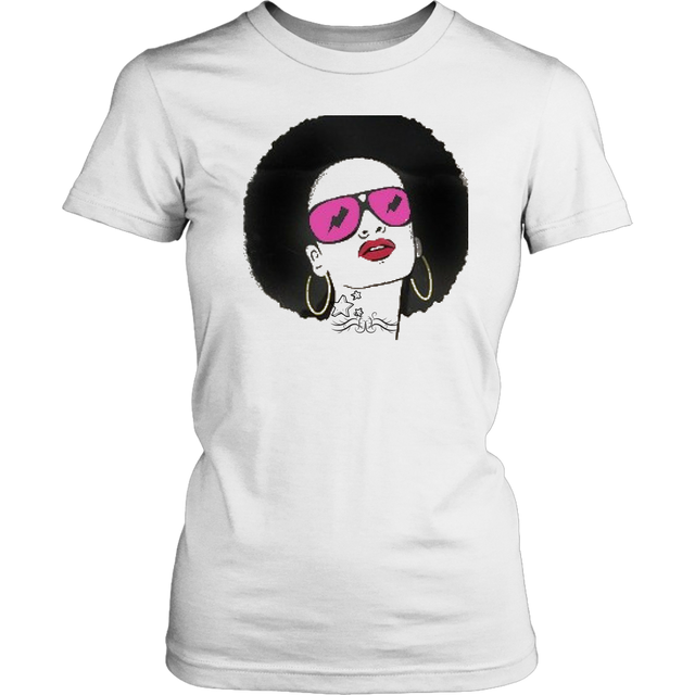 Cool Afro Women's Unisex T-Shirt | Shop Sassy Chick