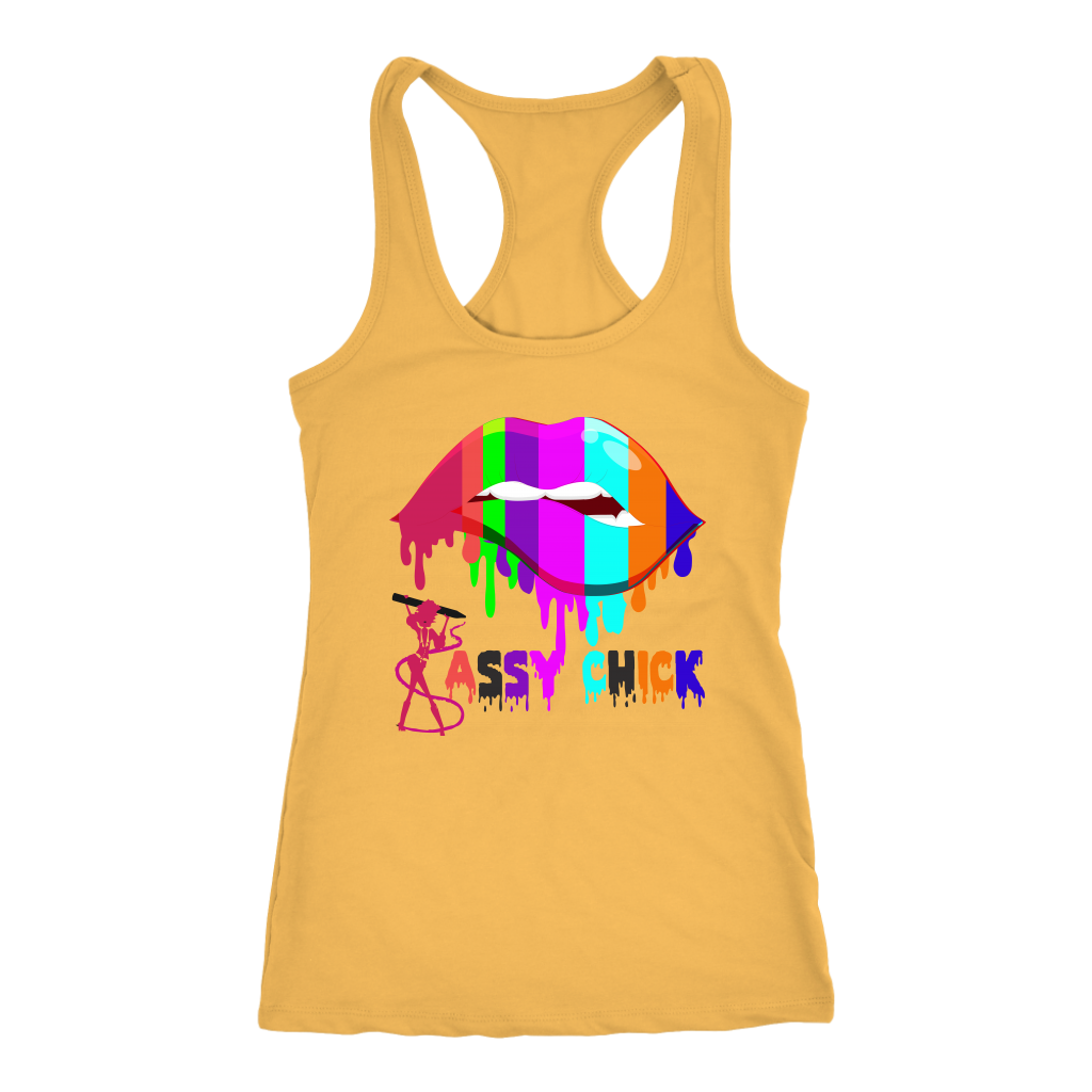 Sassy Drip Racerback Tank Top - Yellow | Shop Sassy Chick