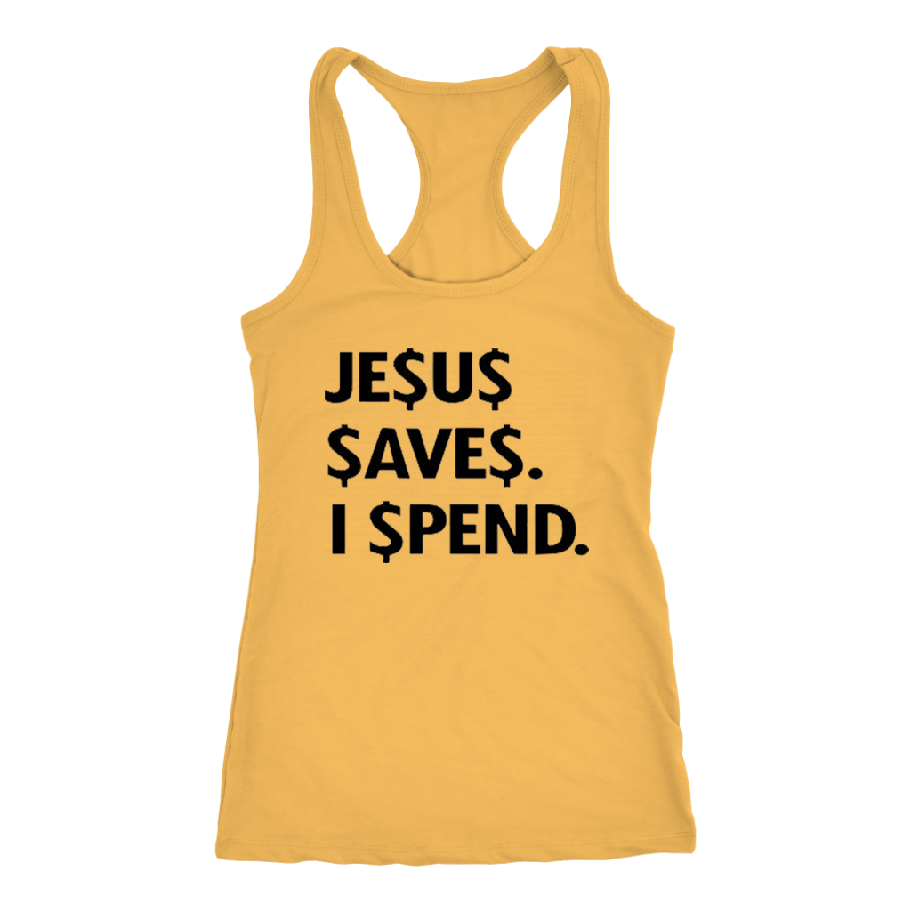 Jesus Save Spend Tanks - Shop Sassy Chick