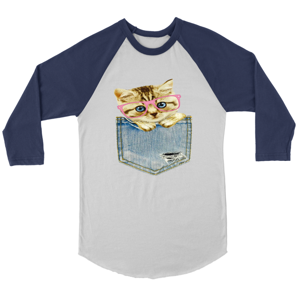 Pocket Cat Long Sleeves - Shop Sassy Chick