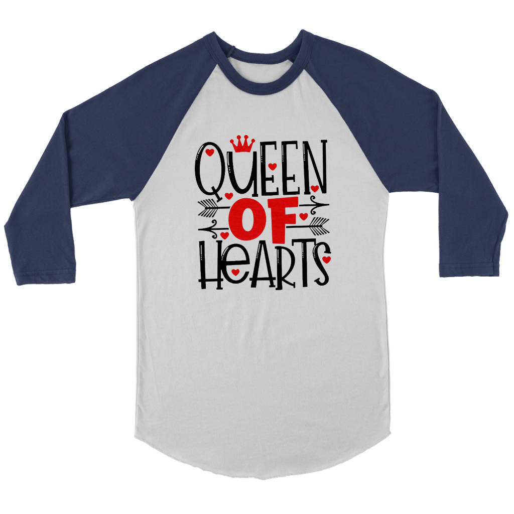 Queen Of Hearts Long Sleeves - Shop Sassy Chick