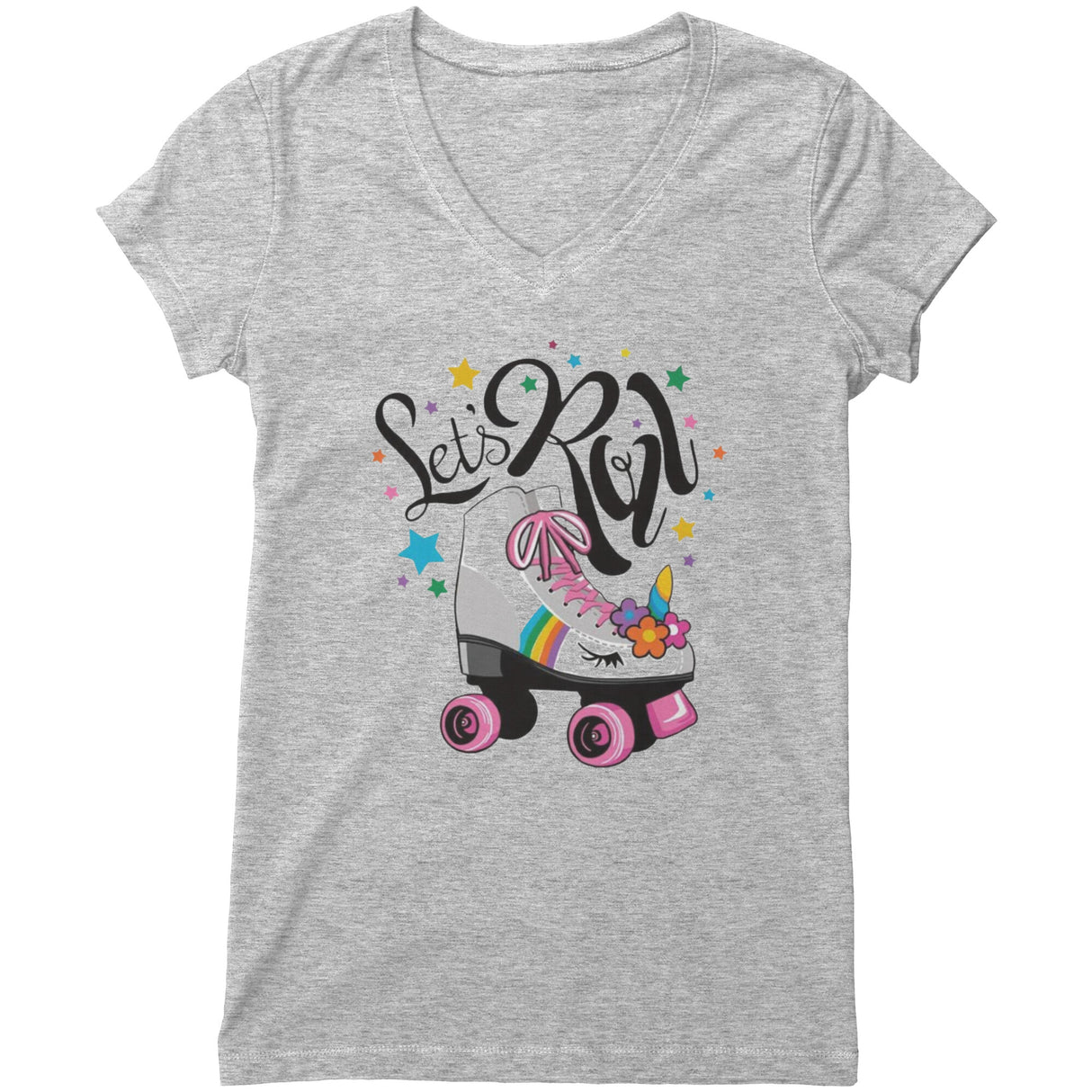 Let's Roll V-neck Shirt