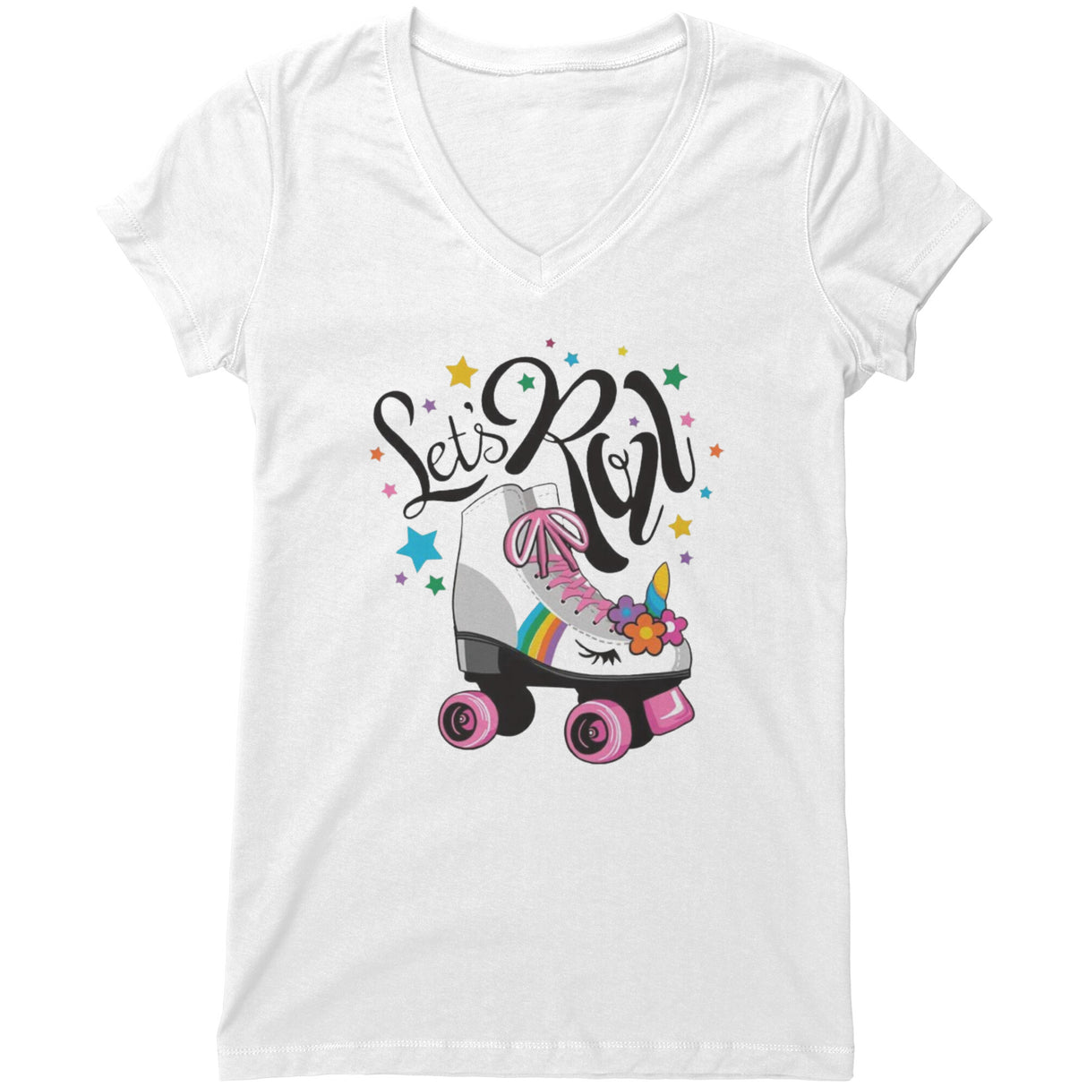 Let's Roll V-neck Shirt