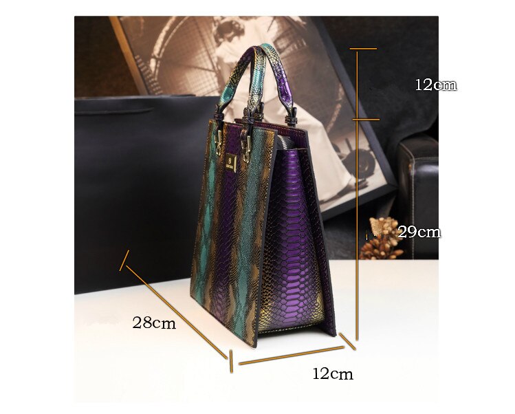 Size of Luxury Leather Handbag