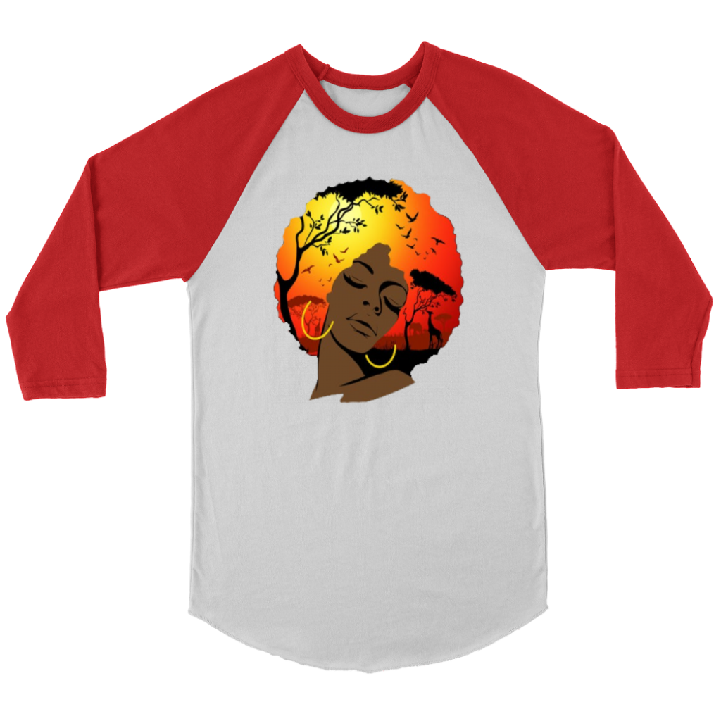 Afro Lady Long Sleeves - Shop Sassy Chick