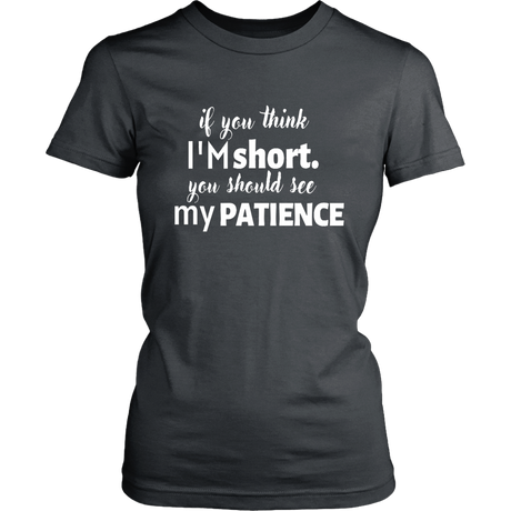 I'm short