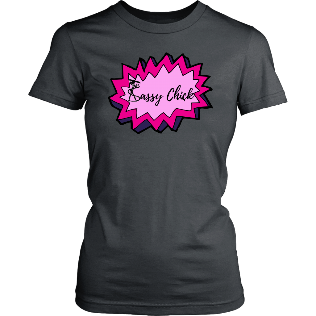 Sassy Power Women's Unisex T-Shirt - Charcoal | Shop Sassy Chick