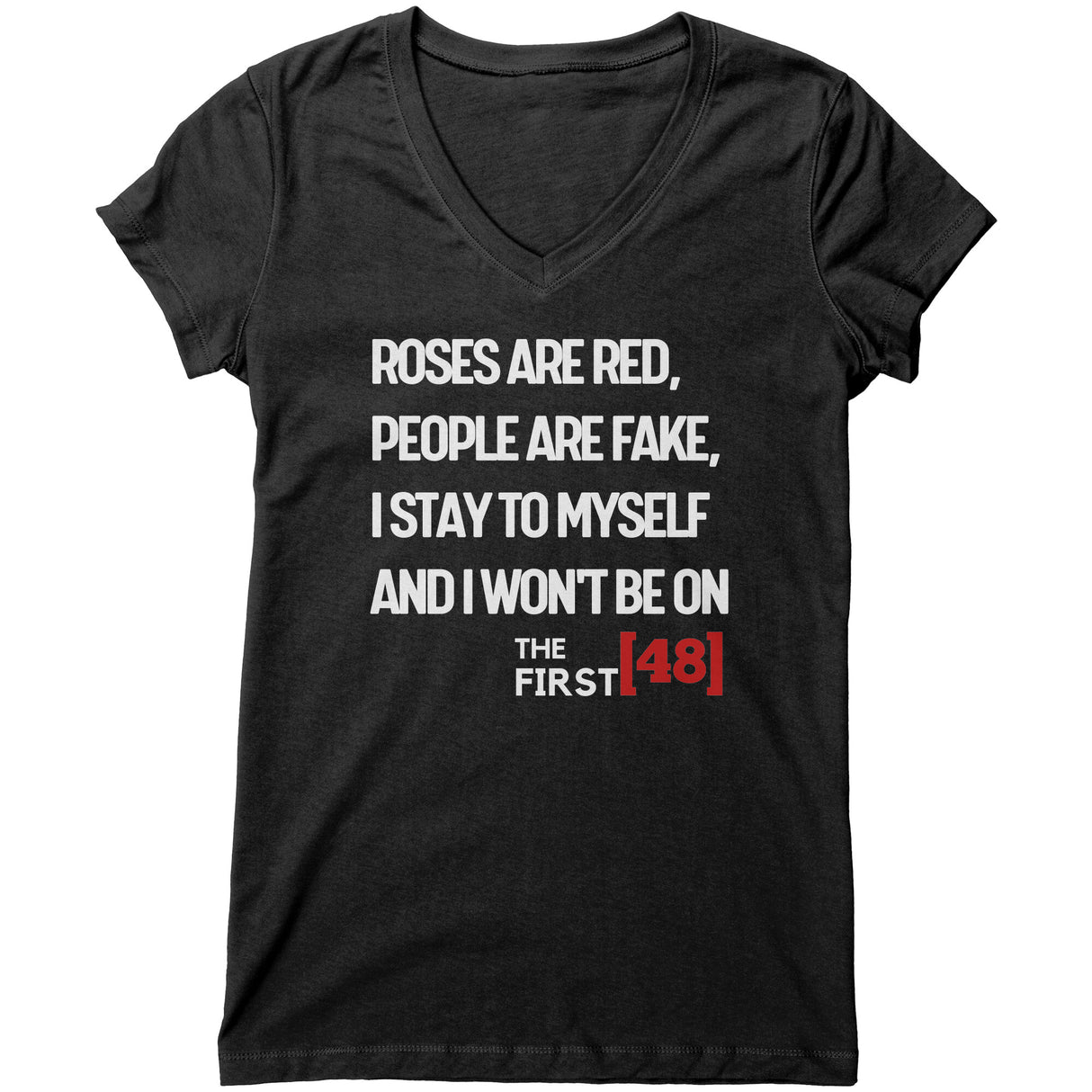 "Roses Are Red 2" V-neck Shirt