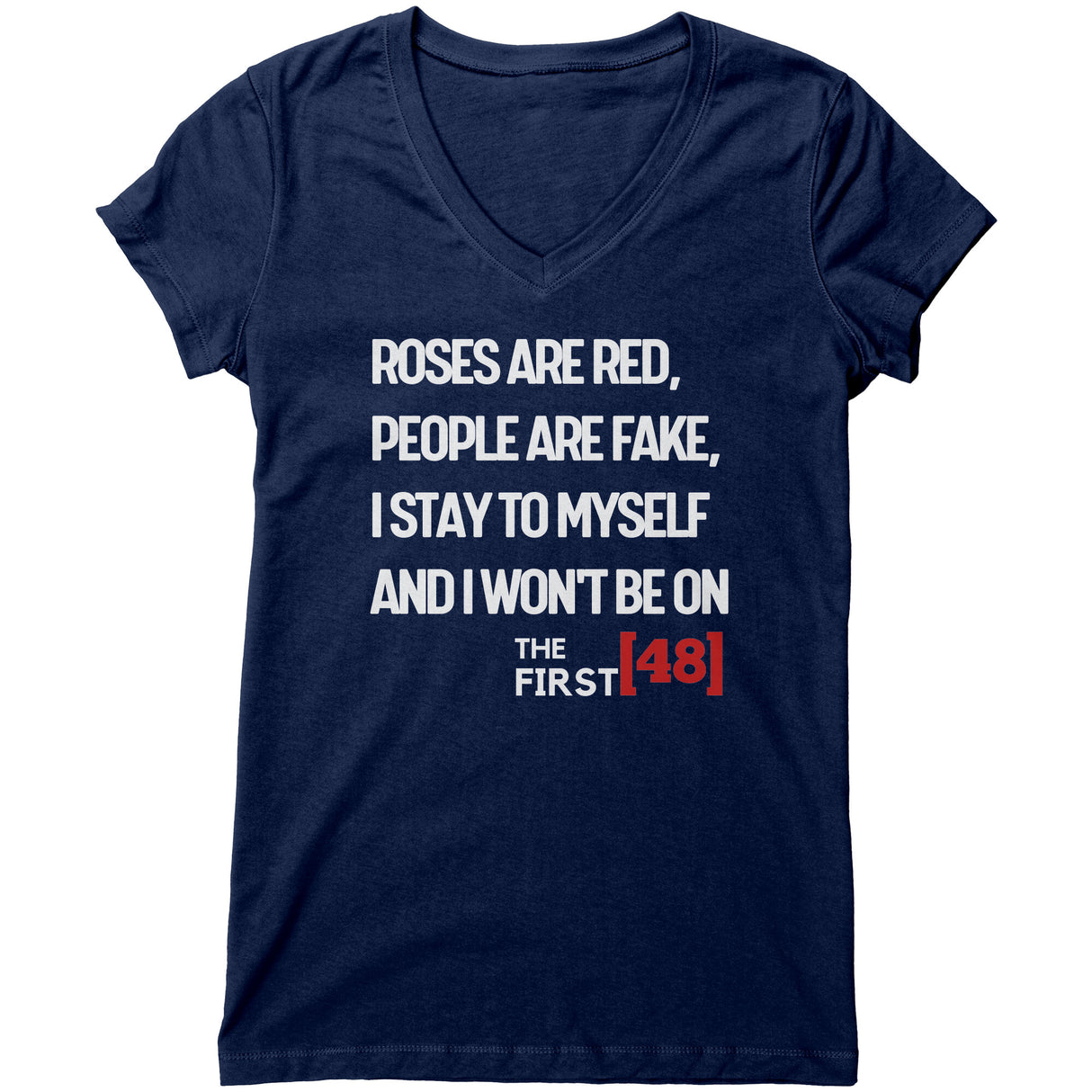 "Roses Are Red 2" V-neck Shirt