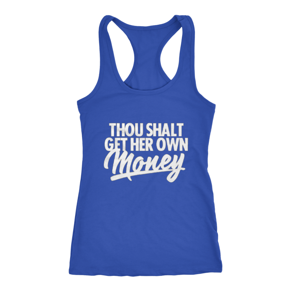 Thou Shall Get Her Own Money Tank - Shop Sassy Chick