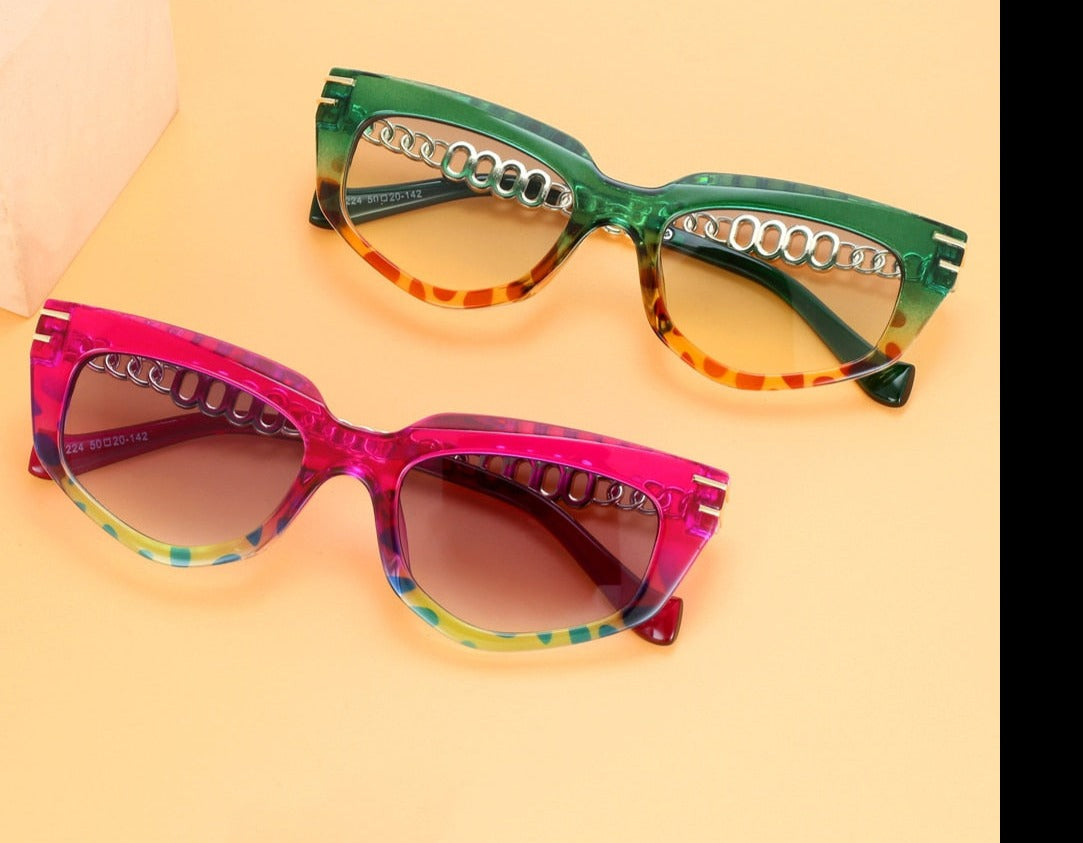 Metal Hollow Chain Presbyopic Glasses