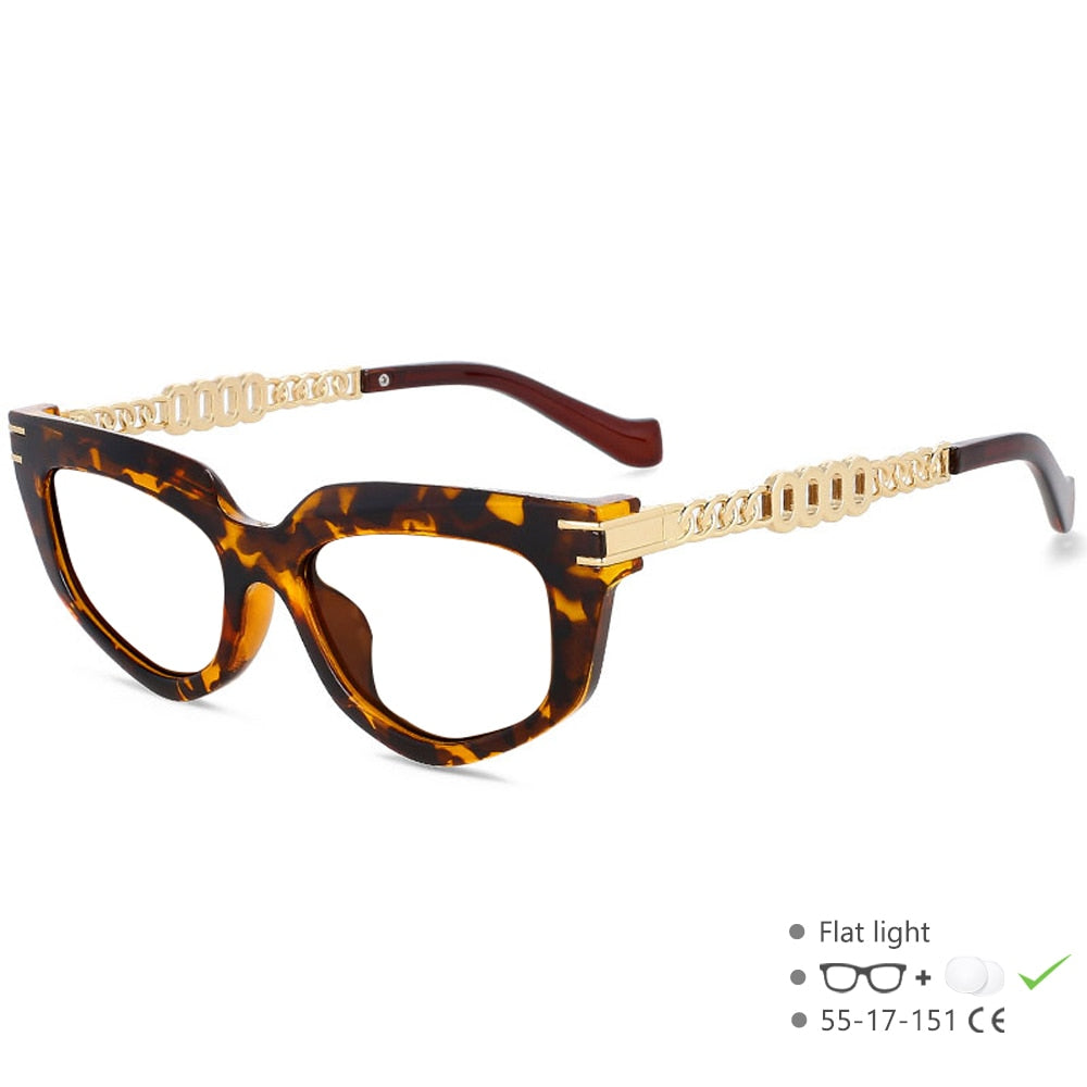 Metal Hollow Chain Presbyopic Glasses