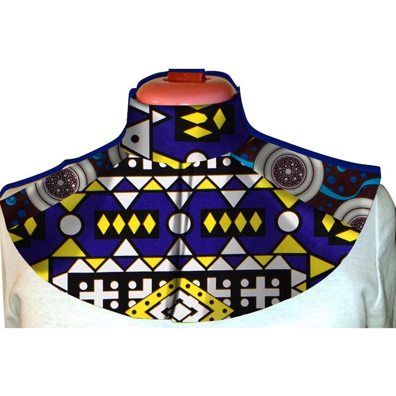 African Ankara Print Chokers Necklace