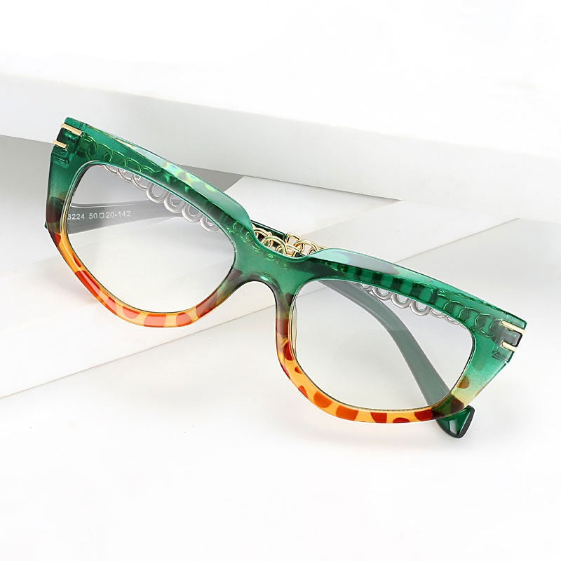 Metal Hollow Chain Presbyopic Glasses