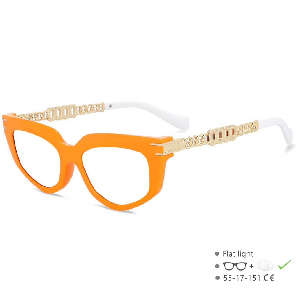 Metal Hollow Chain Presbyopic Glasses