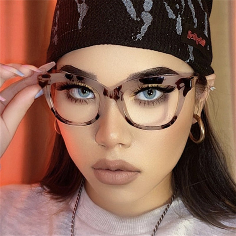 Leopard Tea Vision Care Eyeglasses